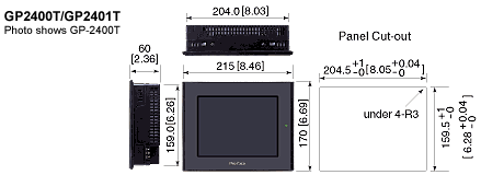 GP2400-TC41-24V 外形寸法図