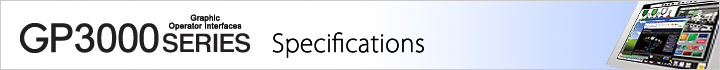 GP3000 Series Specifications