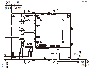 GP4000 Series External Dimensions