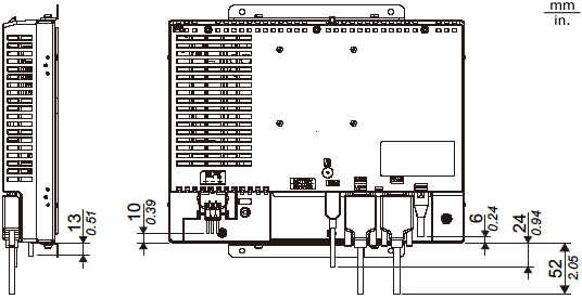 GP4000 Series External Dimensions