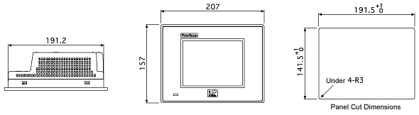 LT Series External Dimensions