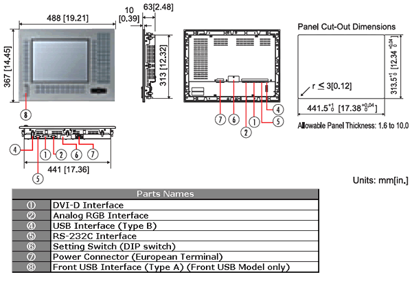 External Dimensions