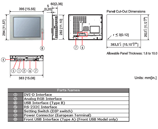 External Dimensions