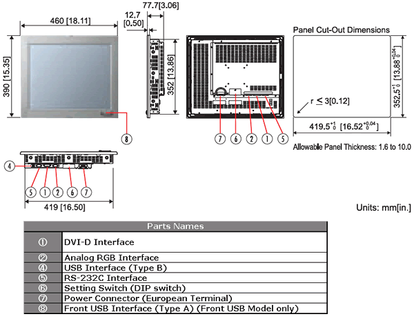 External Dimensions