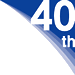 40th anniversary commemorative logo
