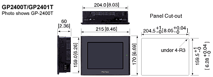 GP2400-TC41-24V å¤å½¢å¯¸æ³å³