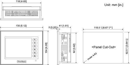 ST400-AG41-24V Dimensions