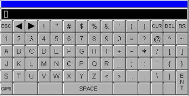 26.30.2 Keypad display when editing
