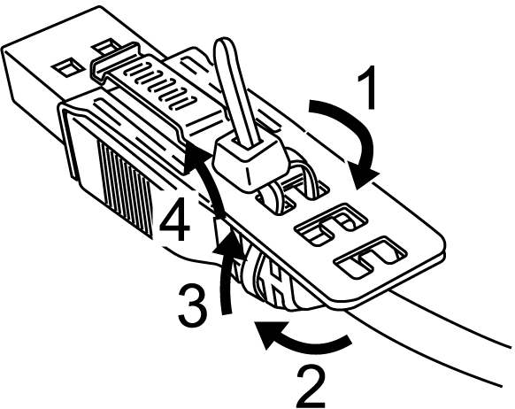 USB Cable Clamp